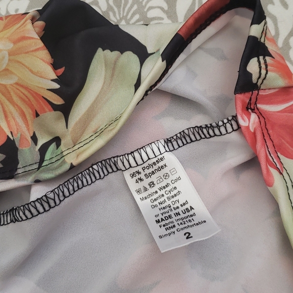 Lularoe Rare Adeline Floral Dress New NWT - Picture 4 of 5